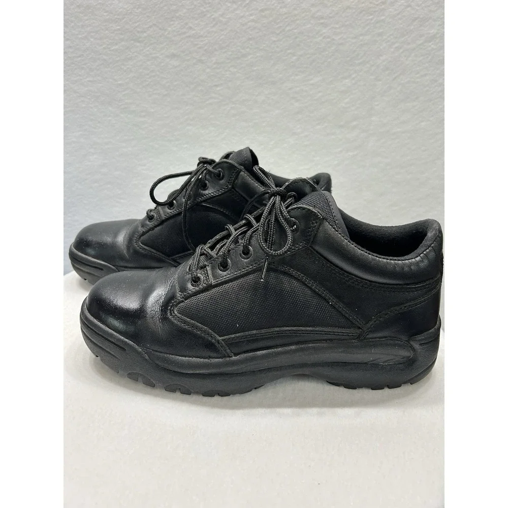 Rocky Men's 8W AlphaForce Oxford Shoes‎ Black Rugged #2068